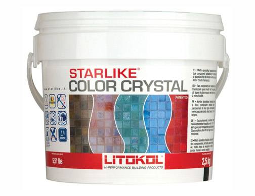 Эпоксидная затирка Starlike Color Crystal цветной Хамелеон.